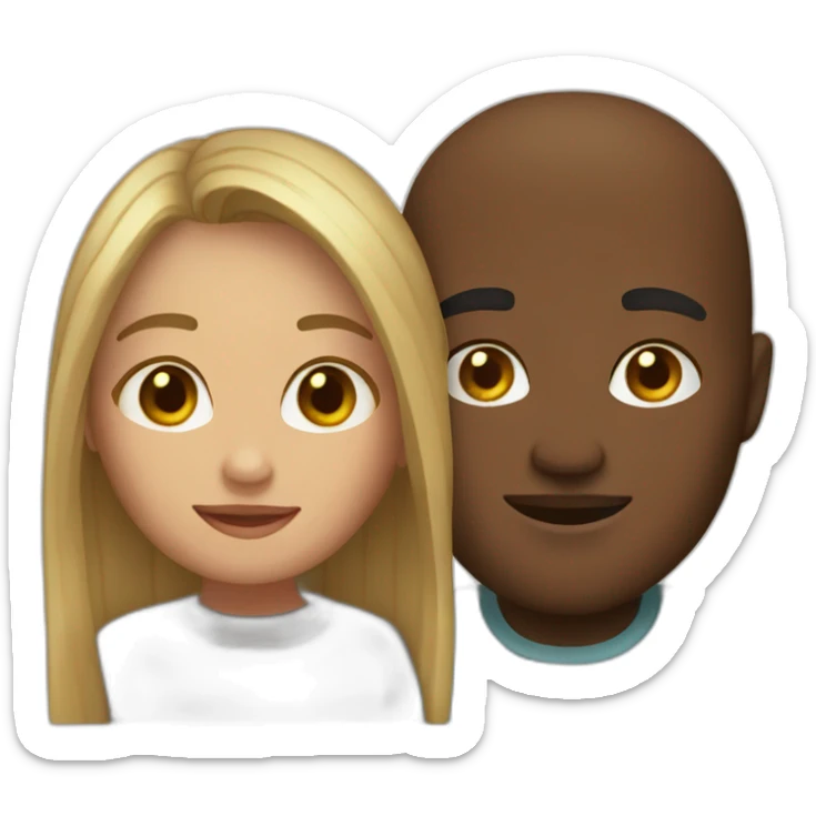 Couple cozur sticker