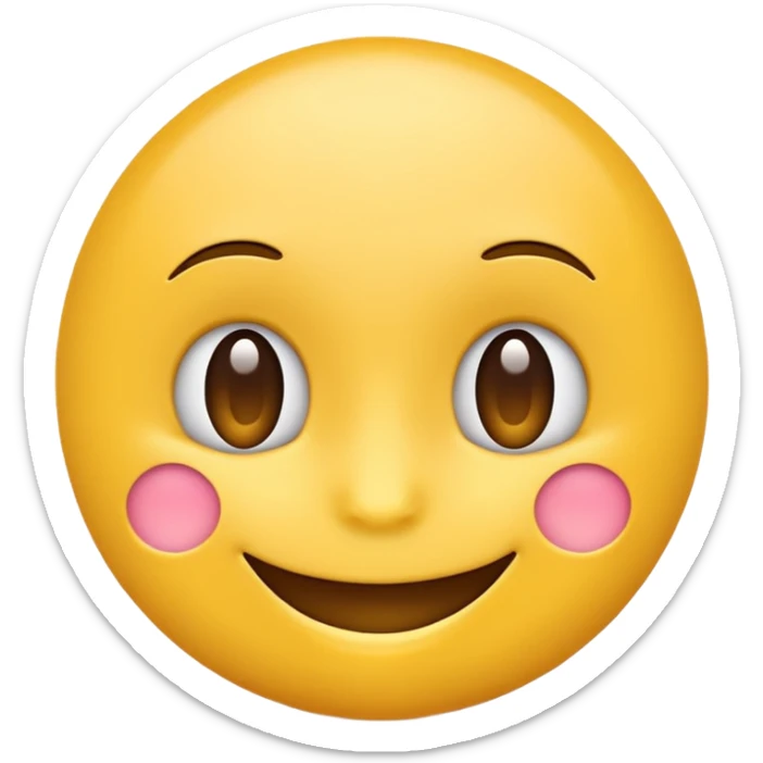 Emoji concentré sticker