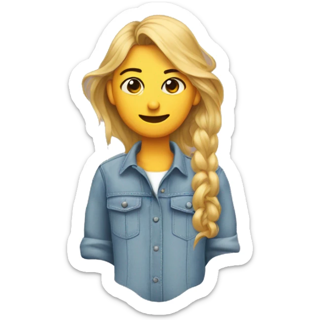 There should be and emoji of flared up nostrils person who is putting strand of hair behind the ears sticker