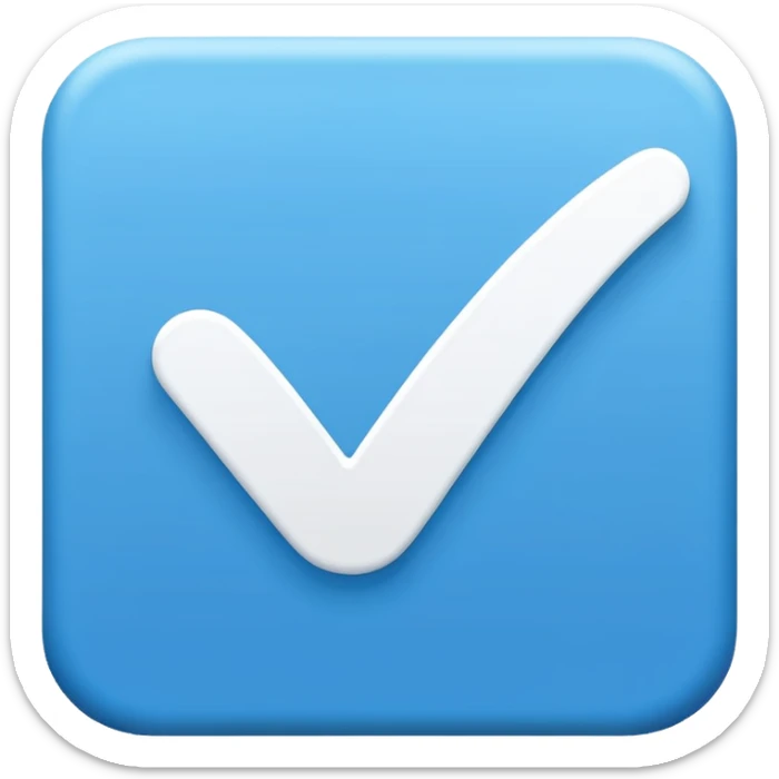 Quiero un logo de verificación parecido al de tiktok sticker