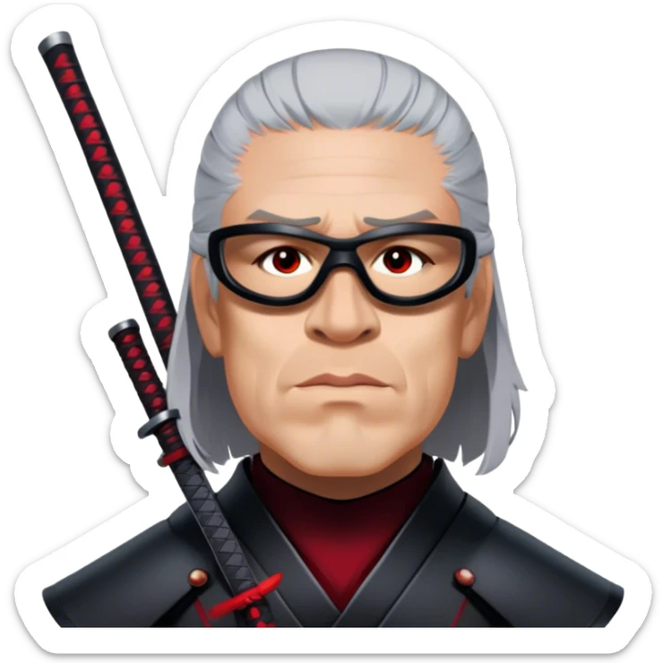 Shadow Samurai sticker