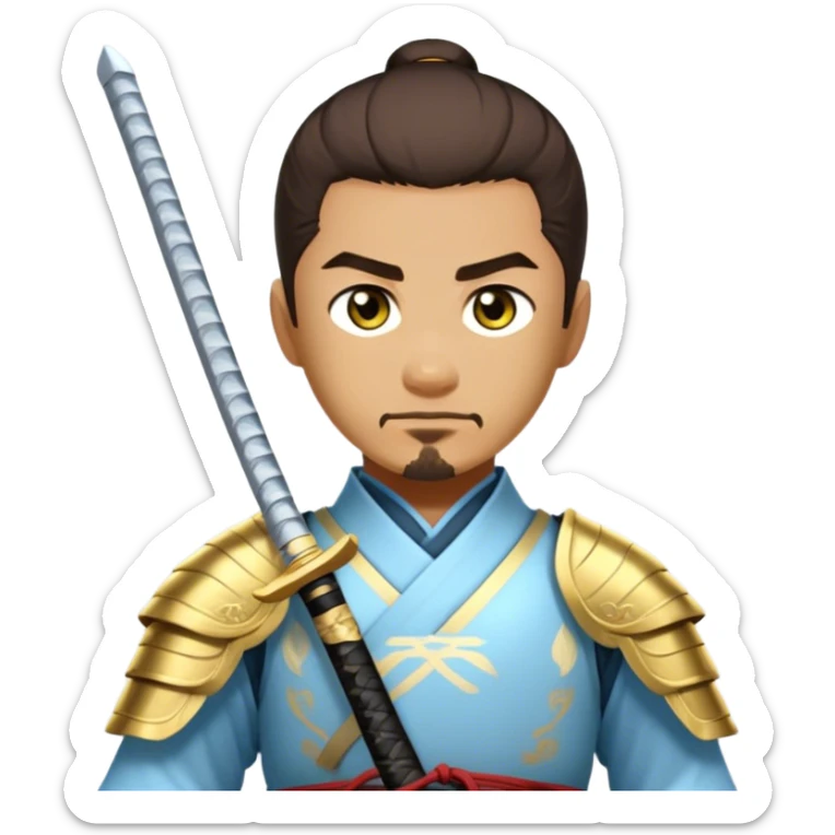 Elegant Samurai sticker