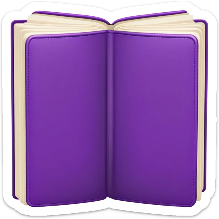 Closed purple book identical to the red book emoji 📕 but purple colored with "VOL. 5" written on the cover sticker