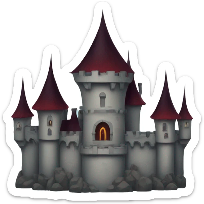 vampire castle sticker