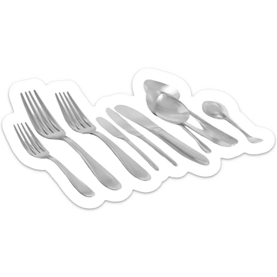 Cutlery Set sticker