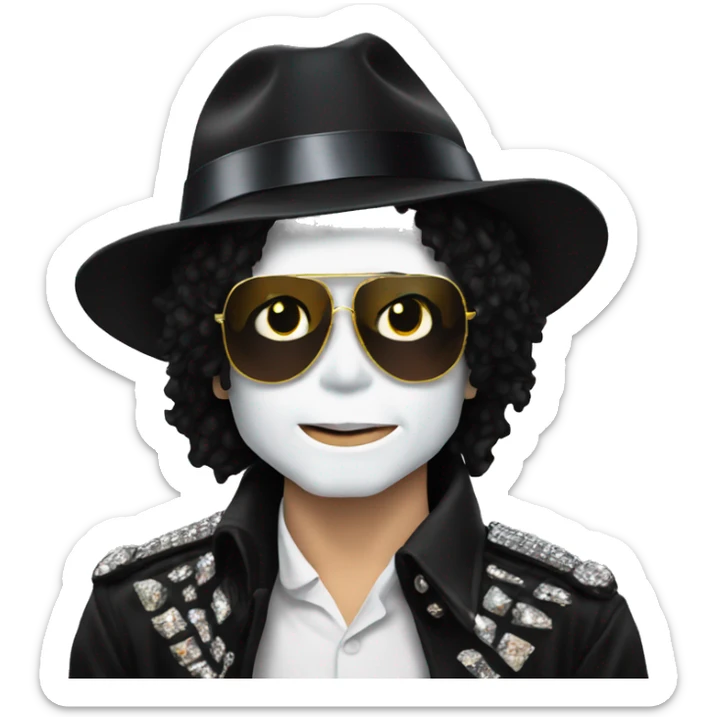michael jackson sticker