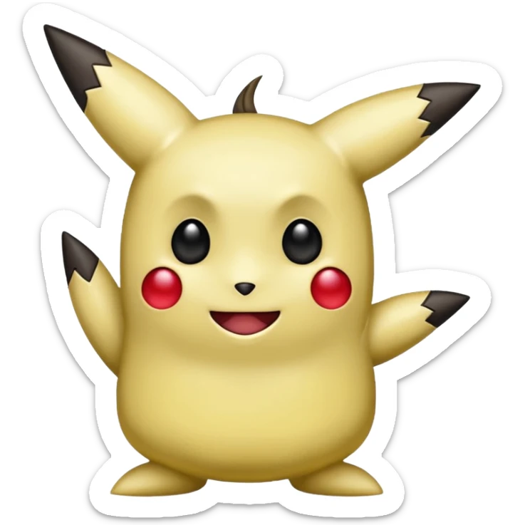 Me gustaría que hagas un emoji de un pokemon que se llama mimikuu pero que sea como el pokemon  sticker