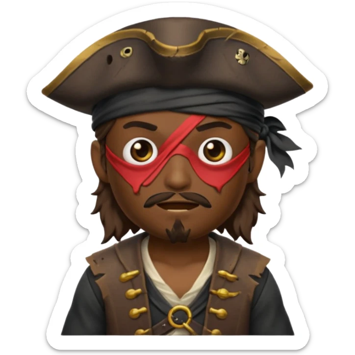 animated emoji for a player called prophet of doom I Dont Know shruging emote needs to be pirate themed and dark sticker