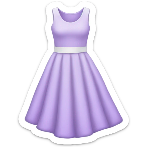 light purple dress sticker