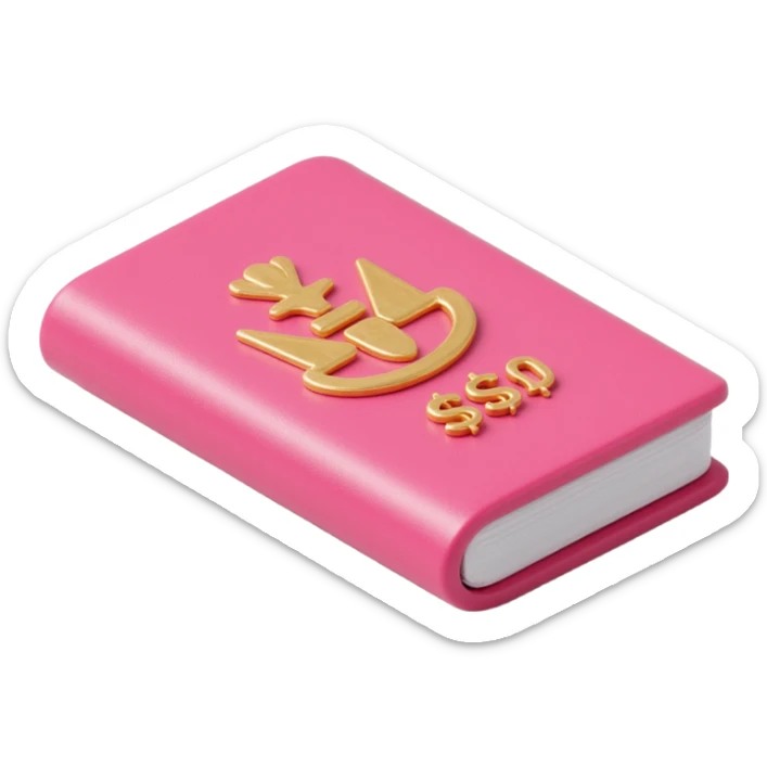 pink passport sticker
