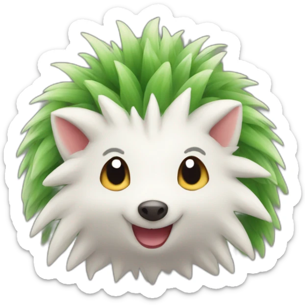 Shaymin-hedgehog sticker