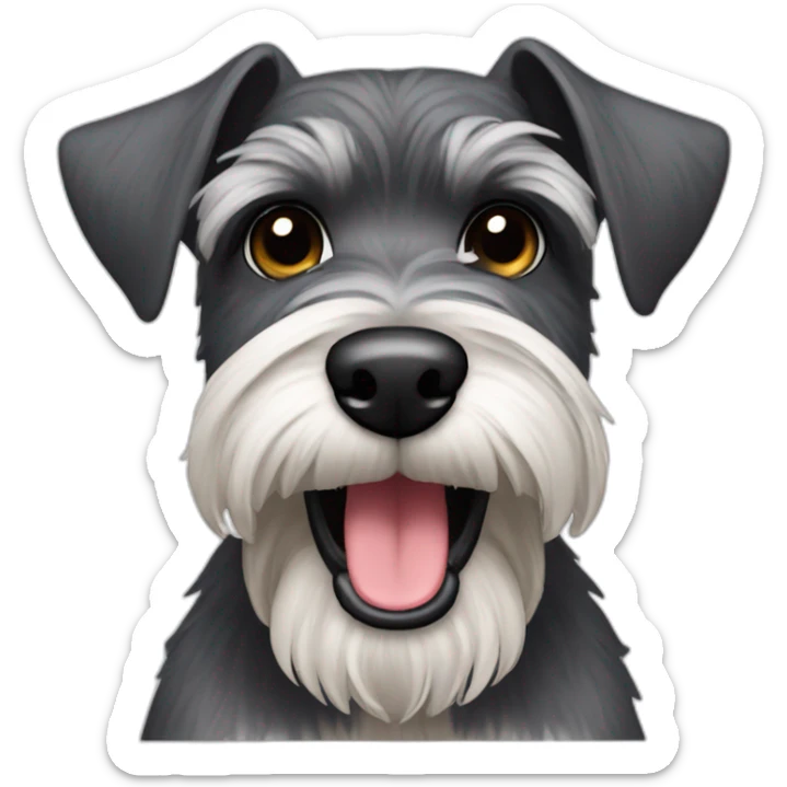 Schnauzer funny sticker