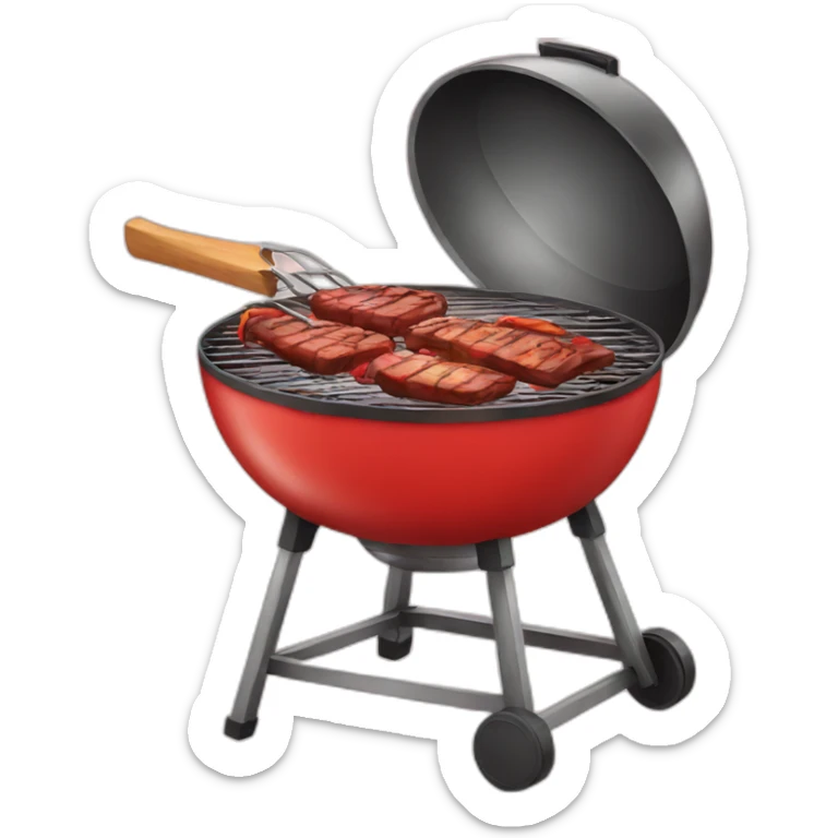 Barbecue sticker