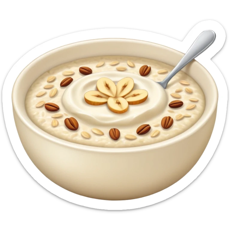 I want an emoji of all bowl with porridge sticker