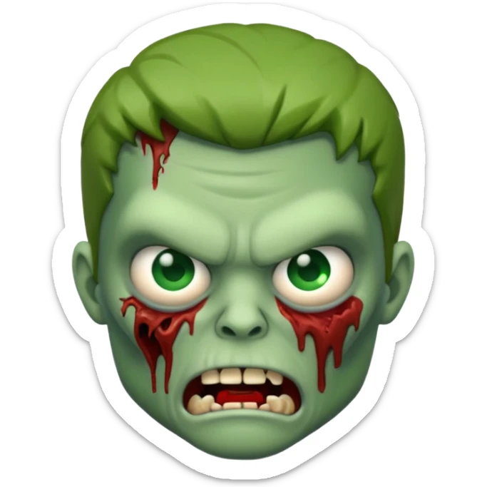Zombie Memoji sticker