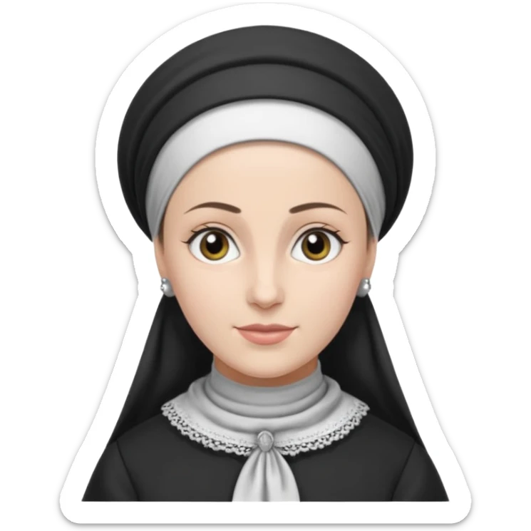 orthodox jewish woman with tichel kercheif circa. 1890 make into greyscale older sticker