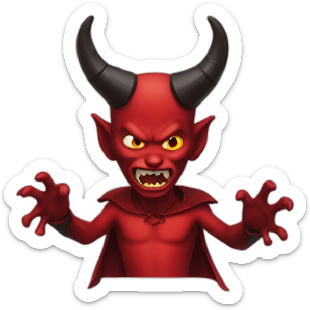 Devil sticker