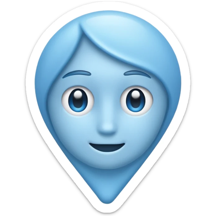 ✈︎ make this light blue sticker