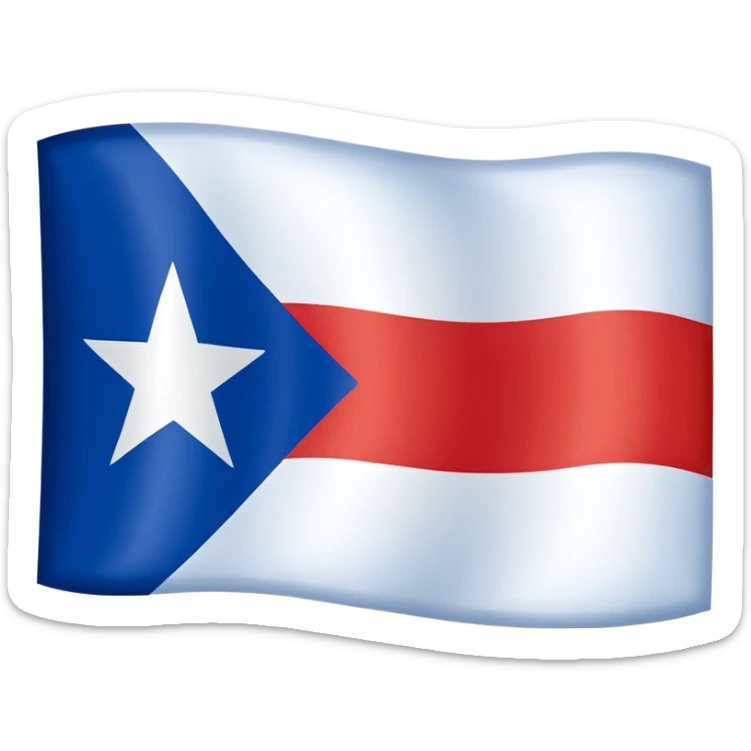 Emoji du drapeau de la Yougoslavie avec en haut du bleu au milieu du blanc avec un étoile et en bas du rouge utilise le même modèle que ce drapeau là : 🇾🇪 mais tu remplace juste les couleurs  sticker