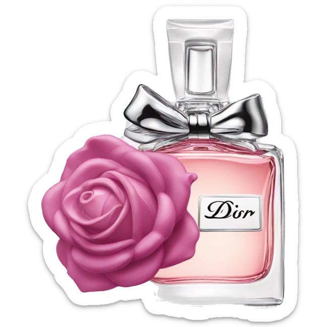 Miss dior perfume sticker
