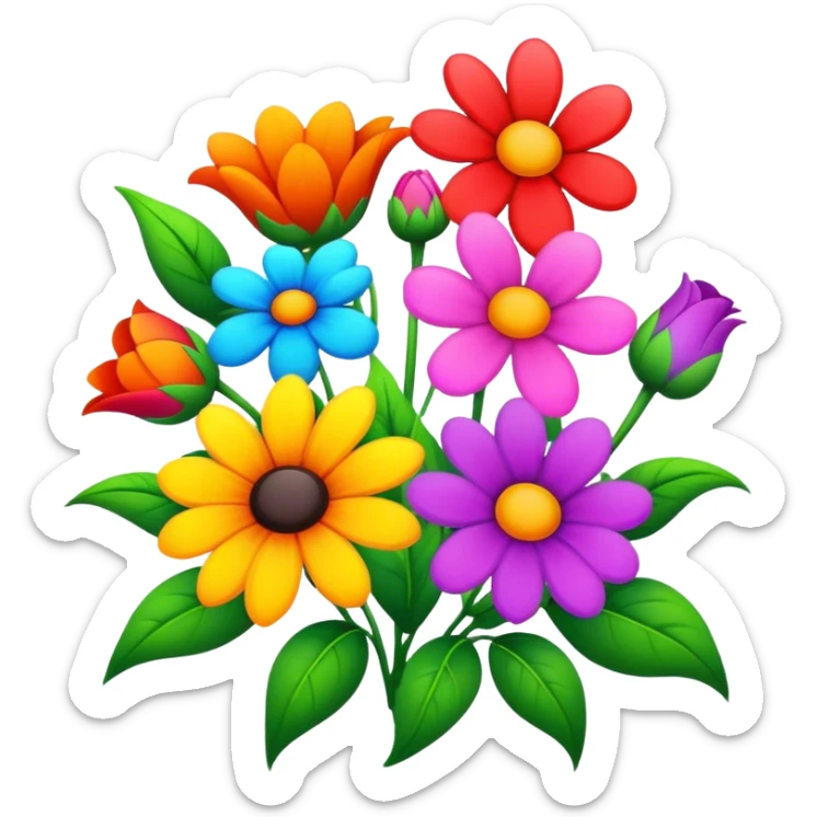 Flowers sticker