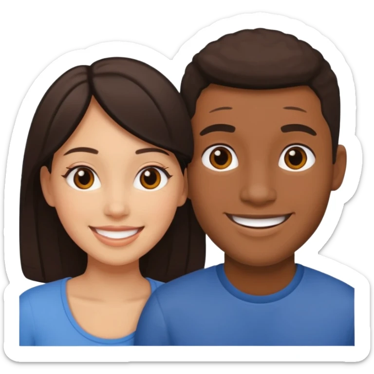 interacial couple sticker