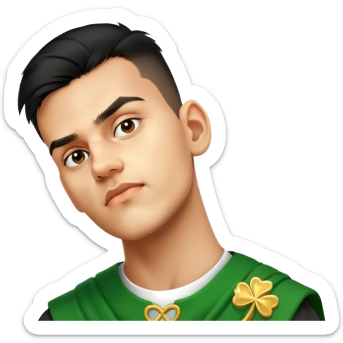 Wearing a Green Kilt sticker