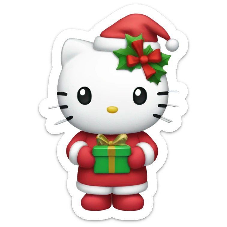 Hello kitty Christmas  sticker