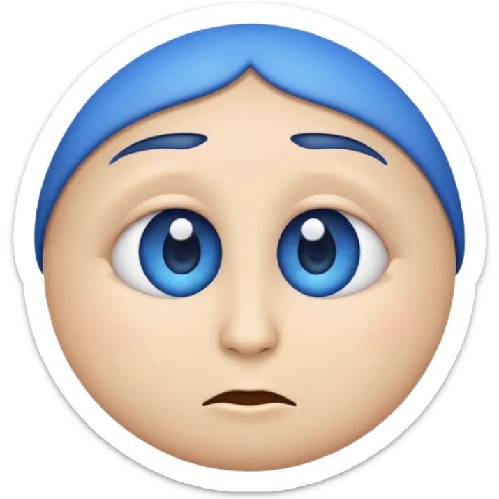 world emoji in eye emoji sticker