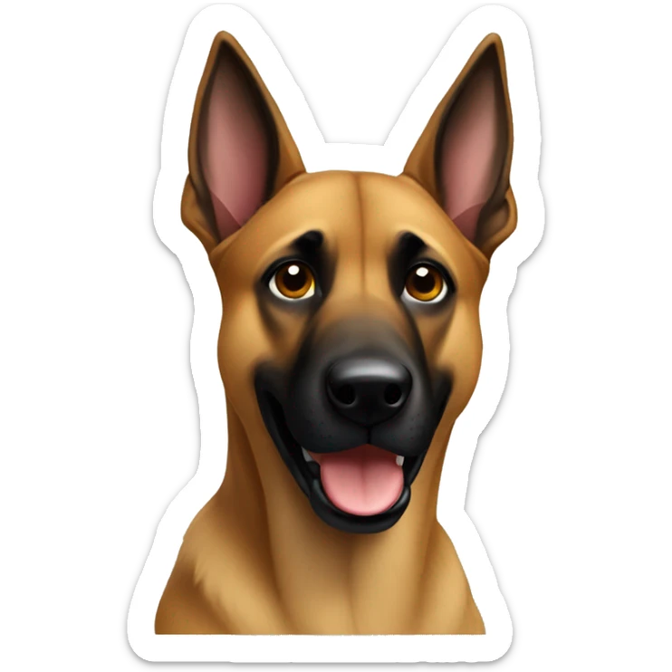 malinois turn  sticker