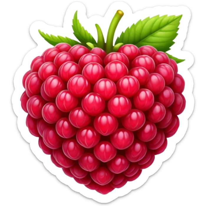 Raspberry sticker