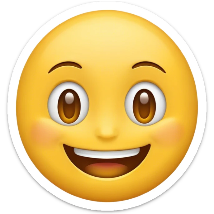 Big smile emoji sticker