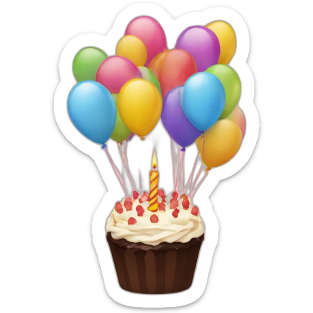 Birthday sticker