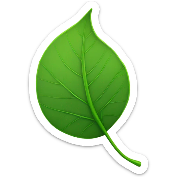 Leaf sticker
