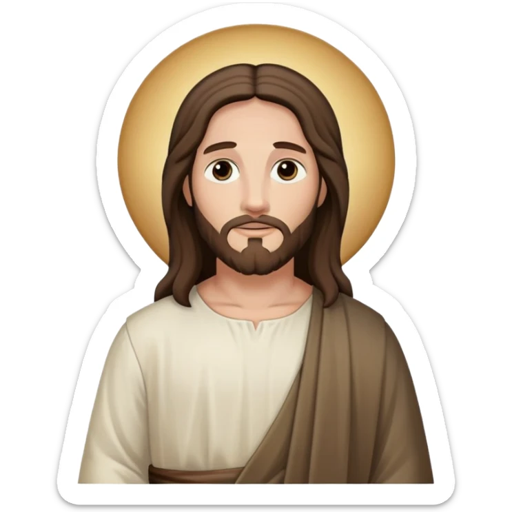 an expensive framed picture of the savior of the world (jesus christ) sticker