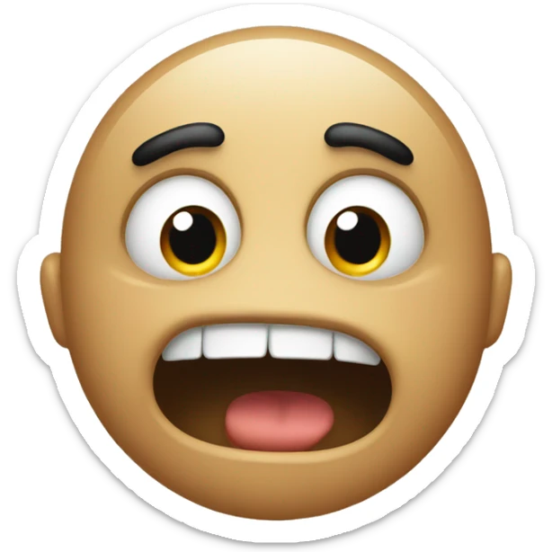 Shocked  sticker
