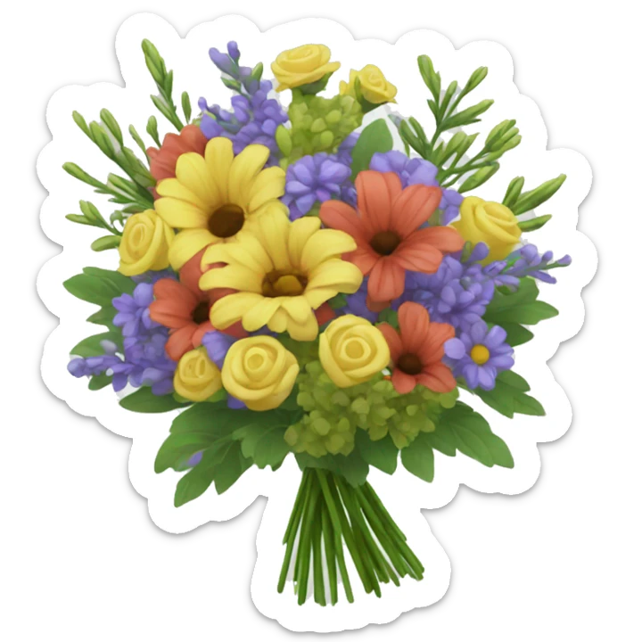 Bouquet sticker