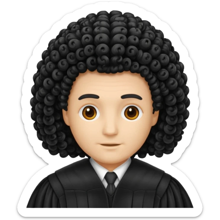 Courtroom Items, Judge’s Wig – traditional courtroom attire

 sticker
