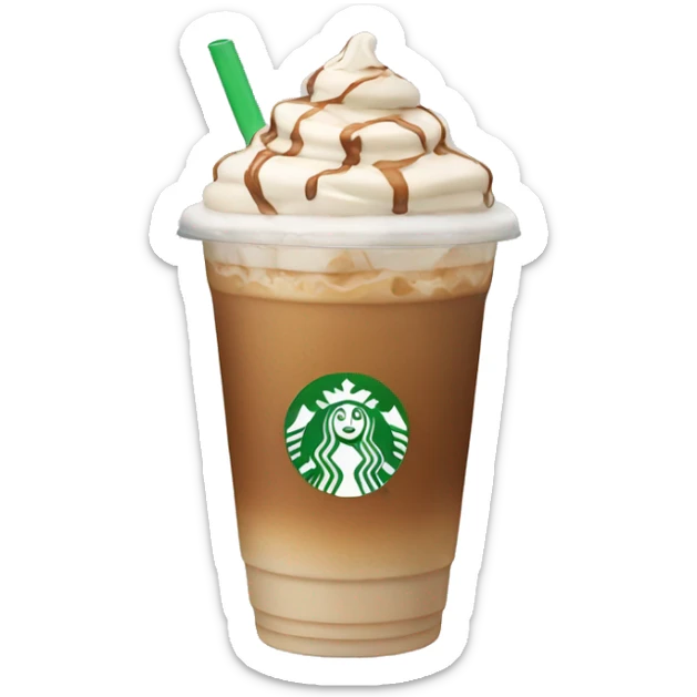 Iced latte sticker