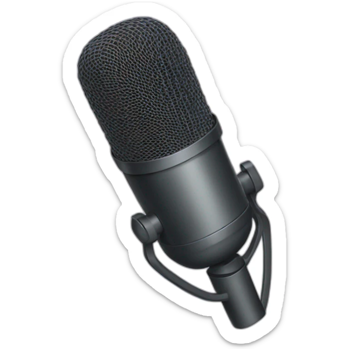 microphone sticker