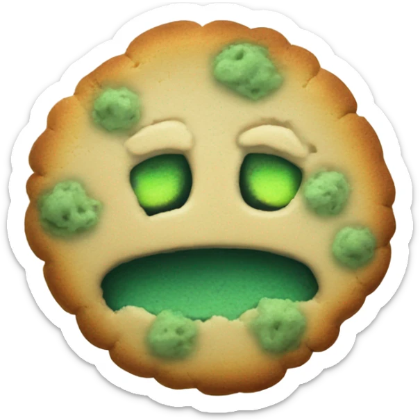 Moldy cookie  sticker