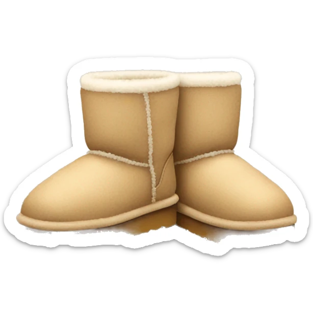 Ugg slippers sticker