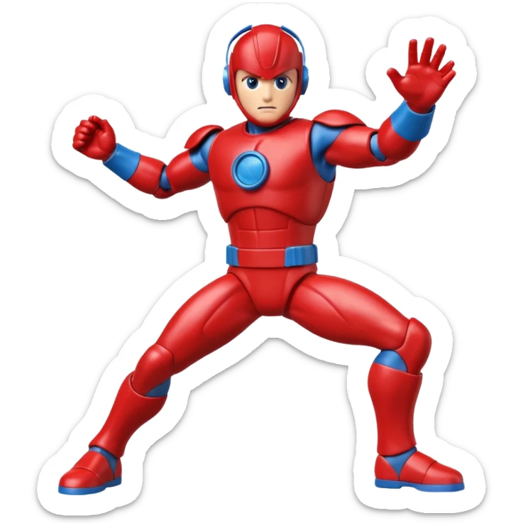 I want an emoji like the toy of the movie "jingle all the way" . sticker