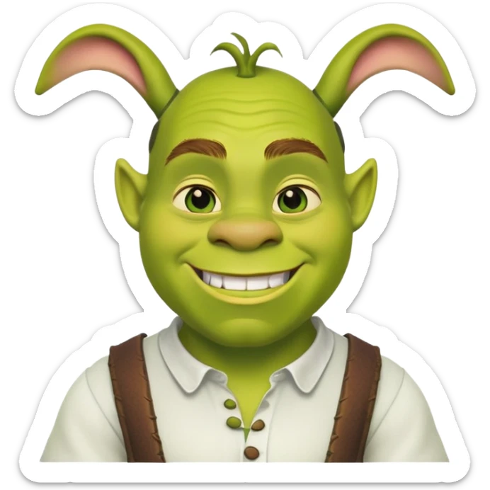 shrek sticker