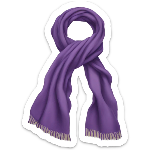 Scarf sticker