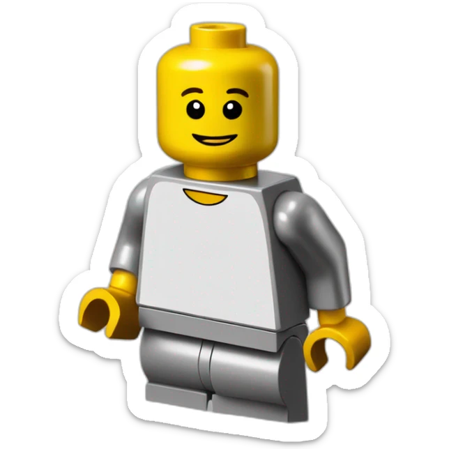 Lego brick sticker