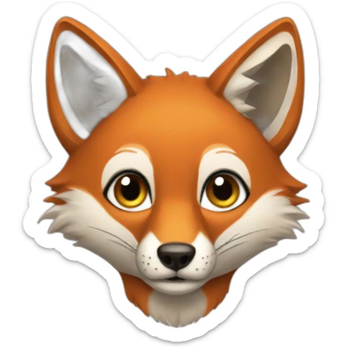 Renard sticker