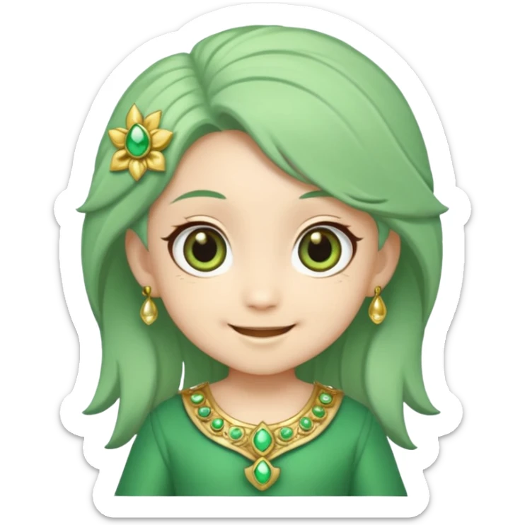 i want to create an emoji of paisa from league of legends with the chibi style sticker