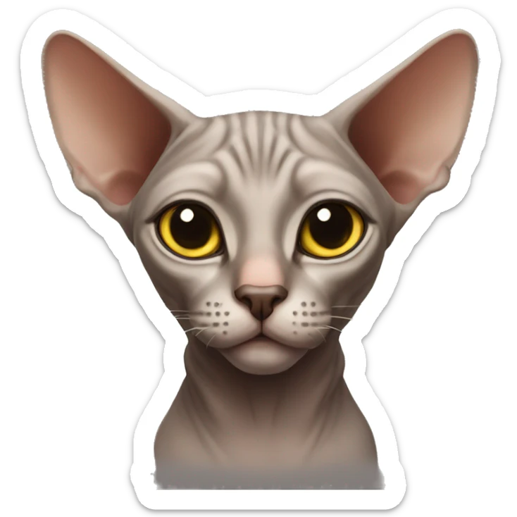Sphinx cat sticker