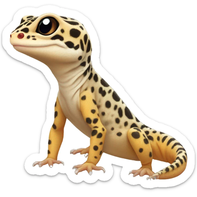 Leopard gecko sticker